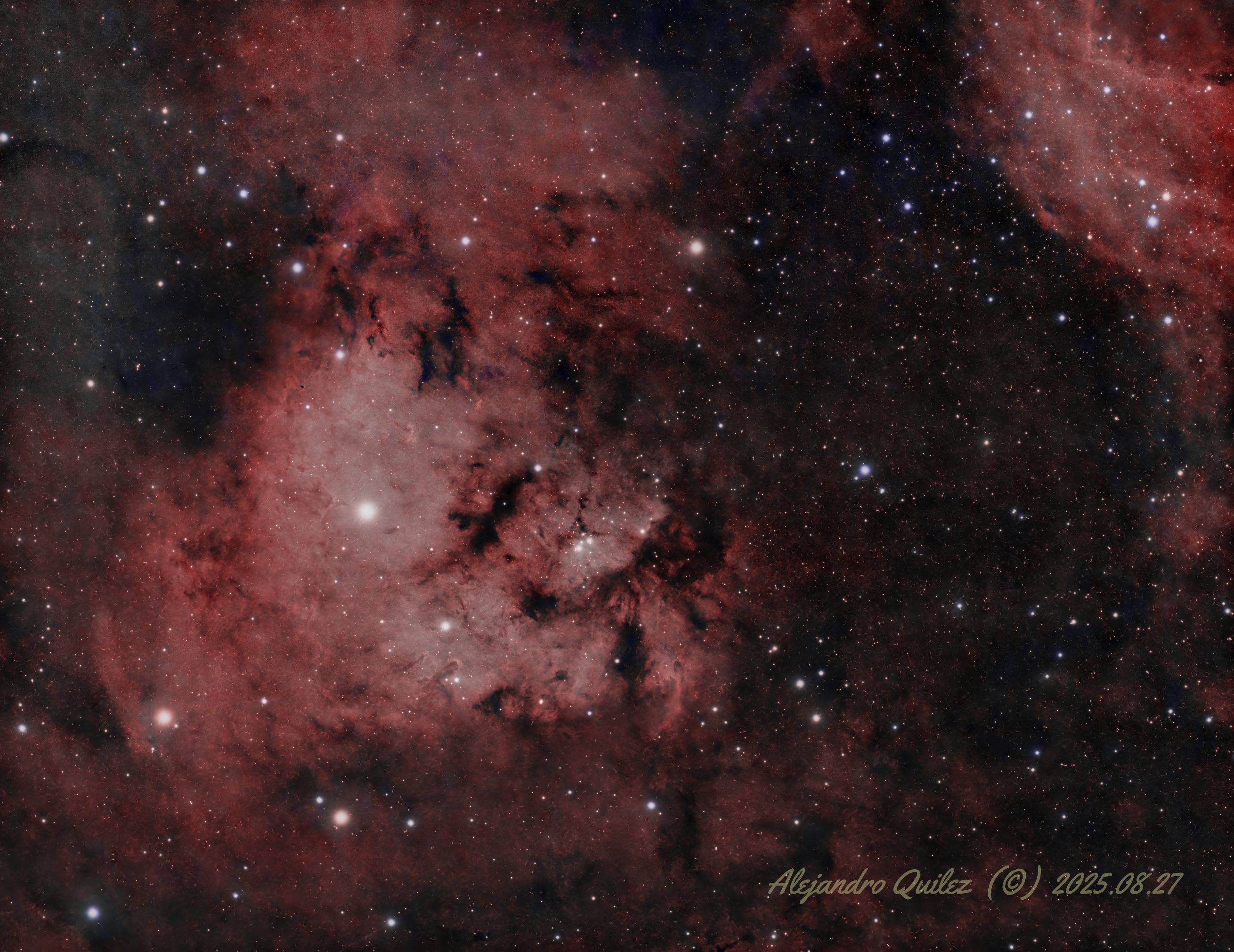 NGC 7822 Nebulosa Signo de pregunta. NGC 7822 Nebulosa Signo de pregunta.